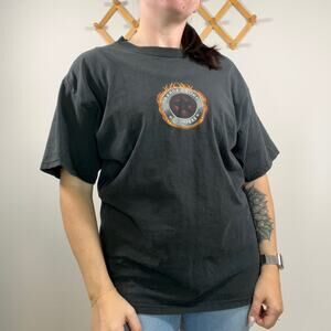 Vintage 2003 Orange County Choppers American Custom Steel Flame T-Shirt